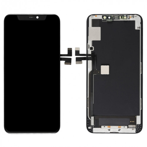 Écran LCD matériel OLED et numériseur complet avec cadre pour iPhone 11 Pro Max (noir) SH001B149-05