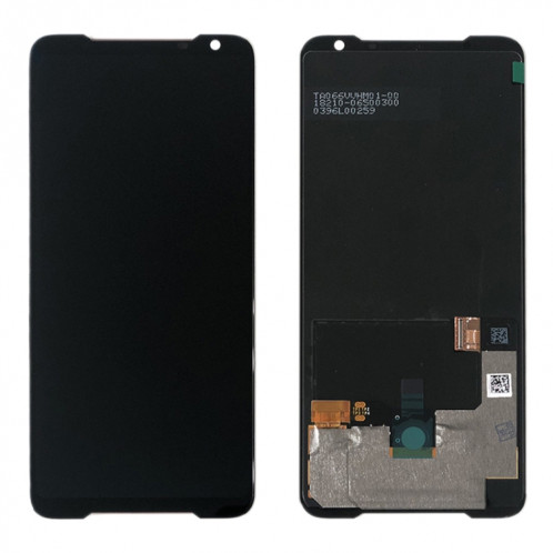 Écran LCD matériel AMOLED et numériseur assemblage complet pour Asus ROG Phone II ZS660KL (noir) SH013B1558-05