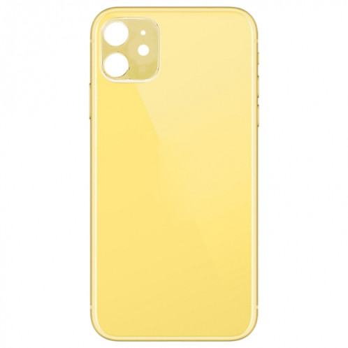 Cache arrière de la batterie en verre pour iPhone 11 (jaune) SH21YL656-04