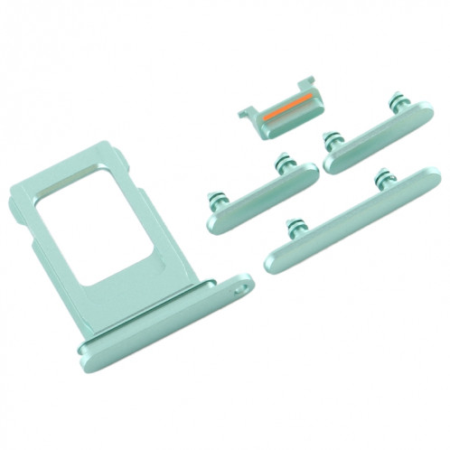 Plateau de la carte SIM + touche latérale pour iPhone 11 (vert) SH040G99-05