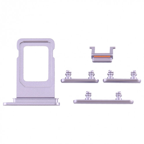 Plateau de la carte SIM + touche latérale pour iPhone 11 (violet) SH040P42-05