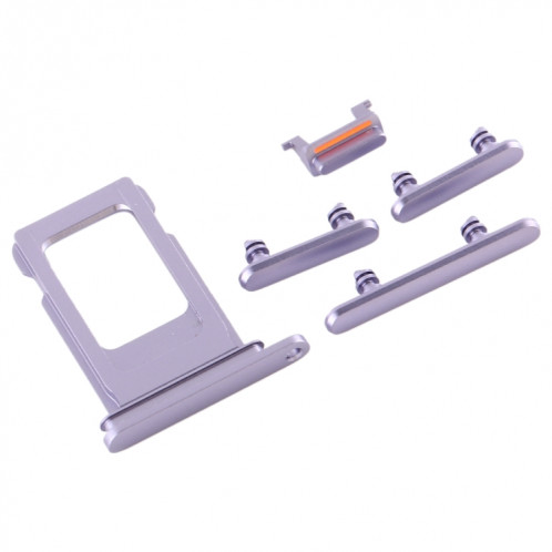 Plateau de la carte SIM + touche latérale pour iPhone 11 (violet) SH040P42-05