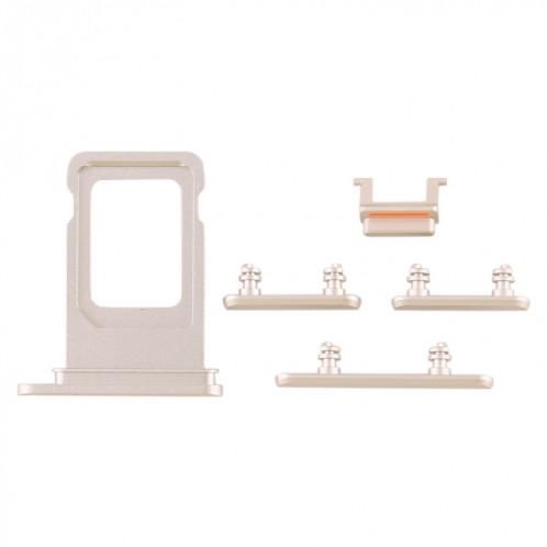 Plateau de la carte SIM + touche latérale pour iPhone 11 (blanc) SH040W867-05