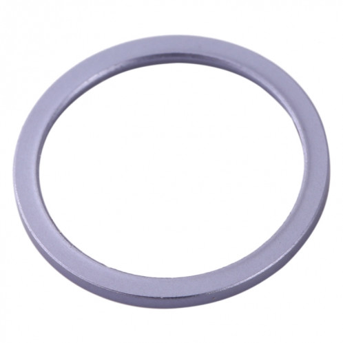Anneau de protection en métal pour objectif en verre de caméra arrière 2 PCS pour iPhone 11 (violet) SH043P890-05