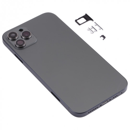 Couvercle de boîtier arrière avec apparence imitation d'IP13 Pro pour iPhone 11 (noir) SH92BL713-07