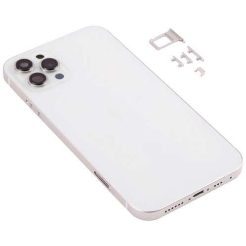 Couvercle de boîtier arrière avec apparence imitation d'IP13 Pro pour iPhone 11 (Blanc) SH92WL1930-07
