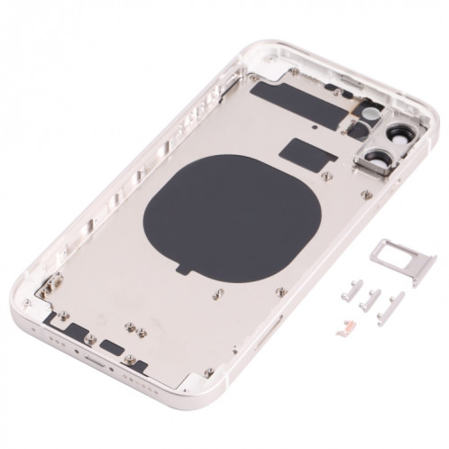 Couvercle de boîtier arrière avec apparence imitation d'IP13 Pro pour iPhone 11 (Blanc) SH92WL1930-07