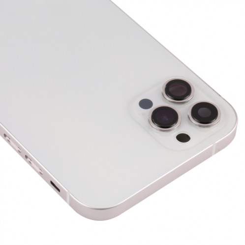 Couvercle de boîtier arrière avec apparence imitation d'IP13 Pro pour iPhone 11 (Blanc) SH92WL1930-07