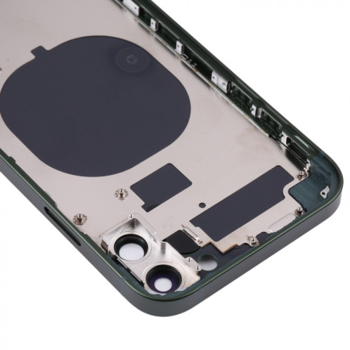 Cache de boîtier de cadre givré avec l'apparence imitation d'IP13 Pro pour iPhone 11 (Green) SH96GL1353-07