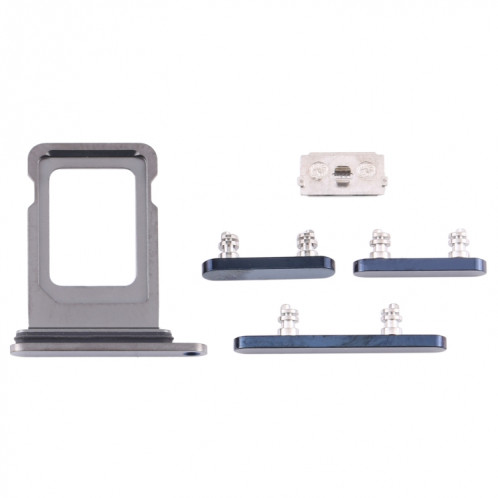 Plateau de la carte SIM + touches latérales pour iPhone 12 Pro (bleu) SH017L1156-04