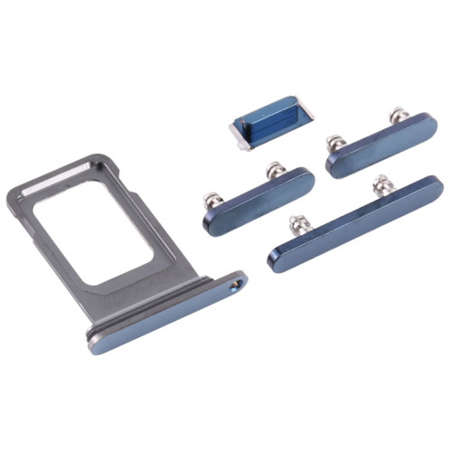 Plateau de la carte SIM + touches latérales pour iPhone 12 Pro (bleu) SH017L1156-04