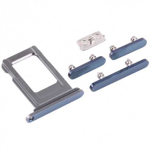 Plateau de la carte SIM + touches latérales pour iPhone 12 Pro (bleu) SH017L1156-04