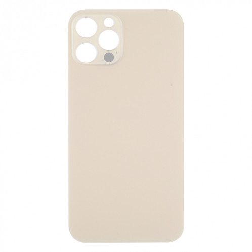 Couvercle de batterie arrière à grand trou de caméra de remplacement facile pour iPhone 12 Pro (or) SH40JL923-06