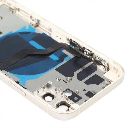 Couverture arrière de la batterie (avec touches latérales et plateau de carte et puissance + Volume Flex Câble et module de chargement sans fil) pour iPhone 12 SH88WL1080-06