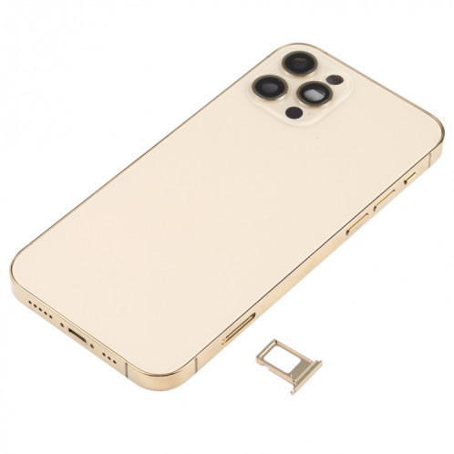 Couverture arrière de la batterie (avec touches latérales et plateau de carte et puissance + volume Flex Câble et module de chargement sans fil) pour iPhone 12 Pro SH89JL306-06