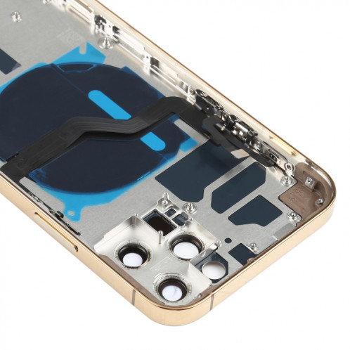 Couverture arrière de la batterie (avec touches latérales et plateau de carte et puissance + volume Flex Câble et module de chargement sans fil) pour iPhone 12 Pro SH89JL306-06