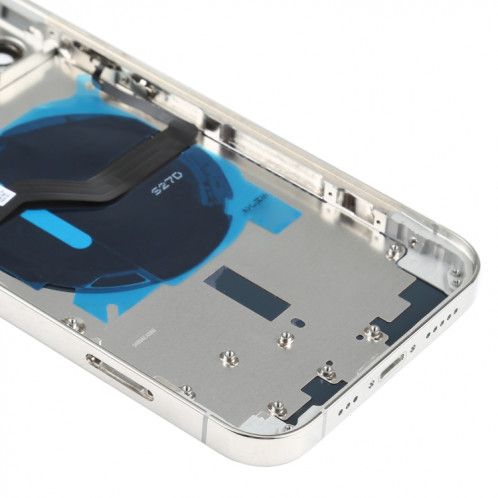 Couverture arrière de la batterie (avec touches latérales et plateau de carte et puissance + volume Flex Câble et module de chargement sans fil) pour iPhone 12 Pro SH89WL1568-06