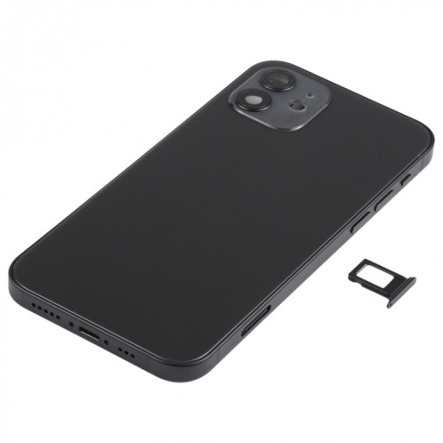 Ensemble de couvercle arrière de batterie (avec touches latérales et sonnerie de haut-parleur et moteur et objectif de caméra et plateau de carte et bouton d'alimentation + bouton de volume + port de charge et module SH90BL143-06