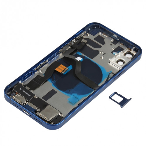 Ensemble de couvercle arrière de batterie (avec touches latérales et sonnerie de haut-parleur et moteur et objectif de caméra et plateau de carte et bouton d'alimentation + bouton de volume + port de charge et module SH90LL545-06