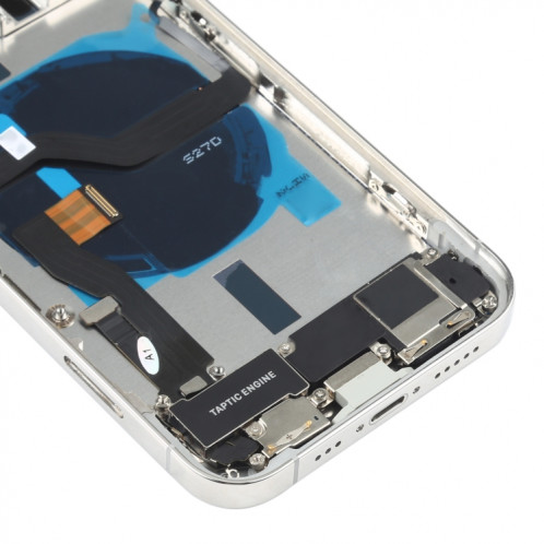 Ensemble de couvercle arrière de batterie (avec touches latérales et sonnerie de haut-parleur et moteur et objectif de caméra et plateau de carte et bouton d'alimentation + bouton de volume + port de charge et module SH96WL502-06