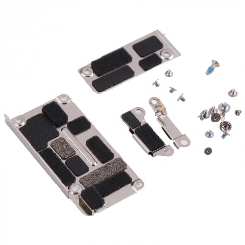 Couvercle de feuille de fer à batterie LCD avec autocollant + vis pour iPhone 12/12 Pro SH01181703-04