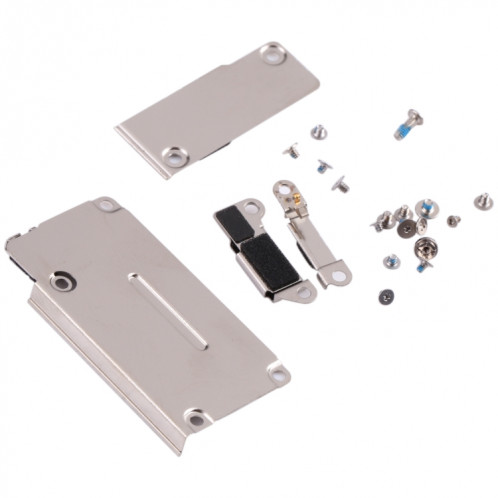 Couvercle de feuille de fer à batterie LCD avec autocollant + vis pour iPhone 12/12 Pro SH01181703-04