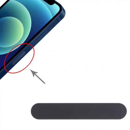 Pour iPhone 12/12 mini US Edition 5G Antenne de signal Plaque de verre (Noir) SH360B1614-04