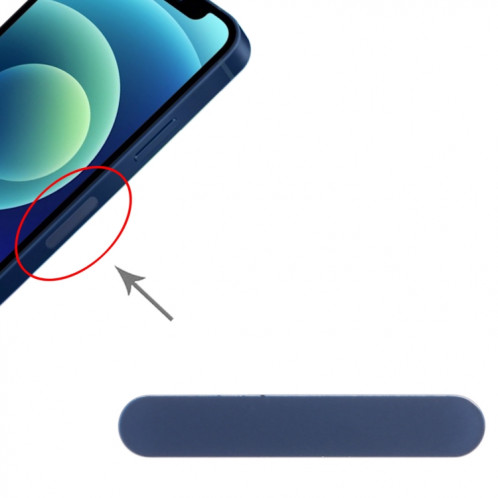 Pour iPhone 12/12 mini US Edition 5G Antenne de signal Plaque de verre (Bleu) SH360L1264-04