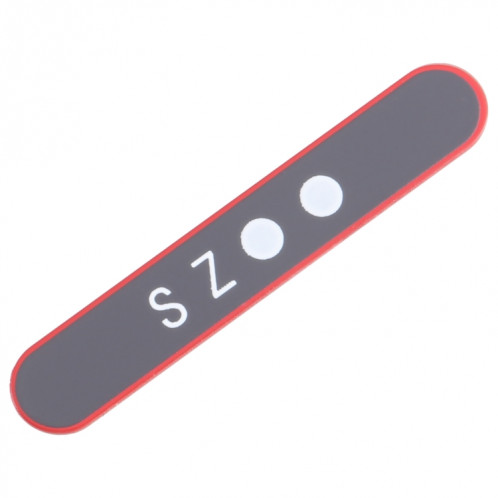 Pour iPhone 12/12 mini US Edition 5G Plaque de verre d'antenne de signal (rouge) SH360R152-04