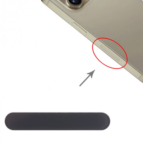 Pour iPhone 12 Pro / 12 Pro Max US Edition 5G Plaque de verre d'antenne de signal (noir graphite) SH61GR1627-04