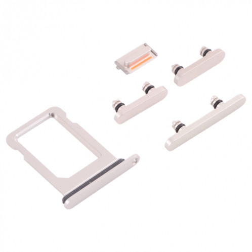 Plateau de carte SIM + touches latérales pour iPhone 13 (Starlight) SH004W676-04