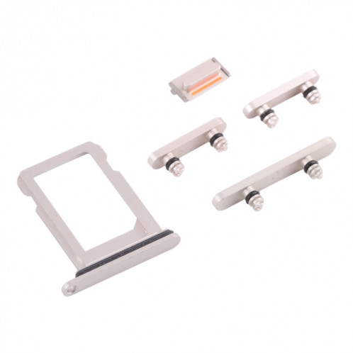 Plateau de carte SIM + touches latérales pour iPhone 13 (Starlight) SH004W676-04