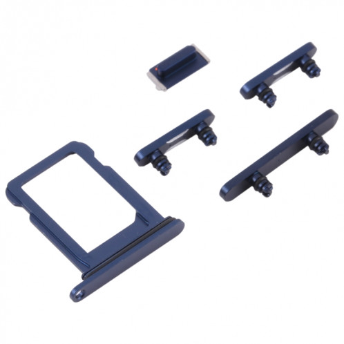 Plateau de carte SIM + clés latérales pour iPhone 13 mini (bleu) SH009L395-04