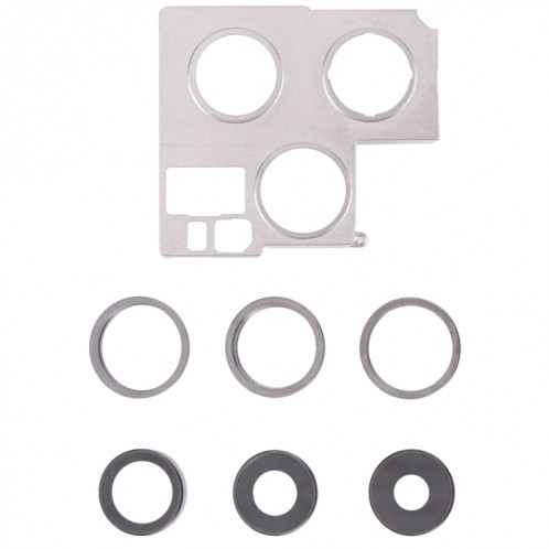 Cache à lentille de la caméra avec support de retenue pour iPhone 13 Pro Max (graphite) SH15GR287-05