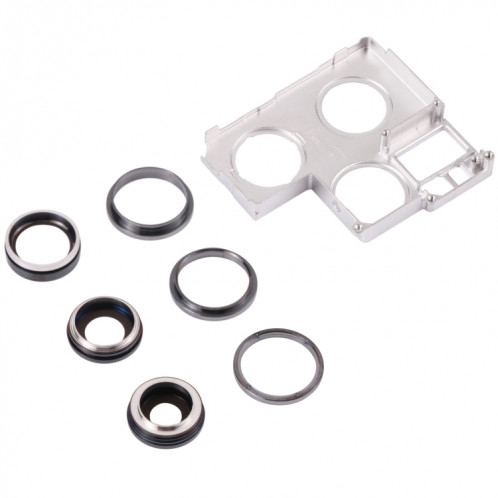 Cache à lentille de la caméra avec support de retenue pour iPhone 13 Pro Max (graphite) SH15GR287-05