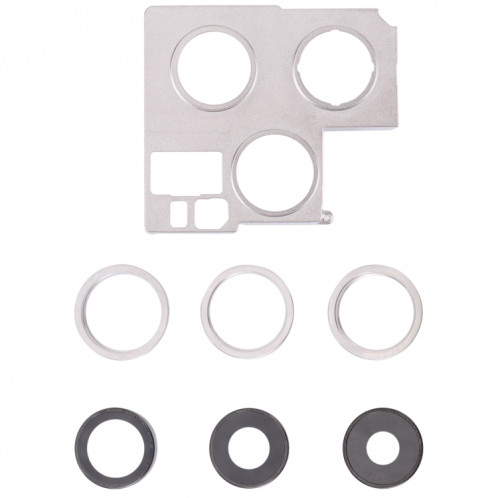 Cache à lentille de la caméra avec support de retenue pour iPhone 13 Pro Max SH015S1842-05