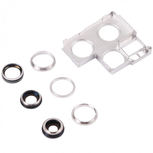 Cache à lentille de la caméra avec support de retenue pour iPhone 13 Pro Max SH015S1842-05