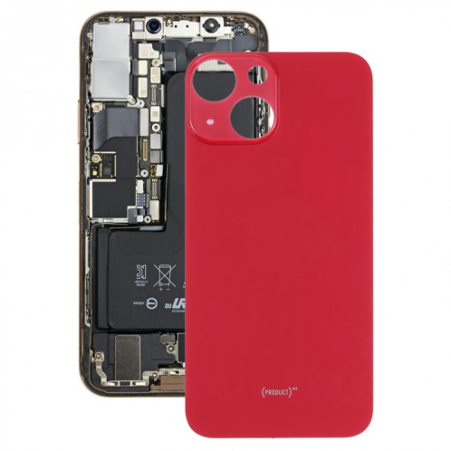 Couverture arrière de la batterie pour iPhone 13 mini (rouge) SH78RL701-06