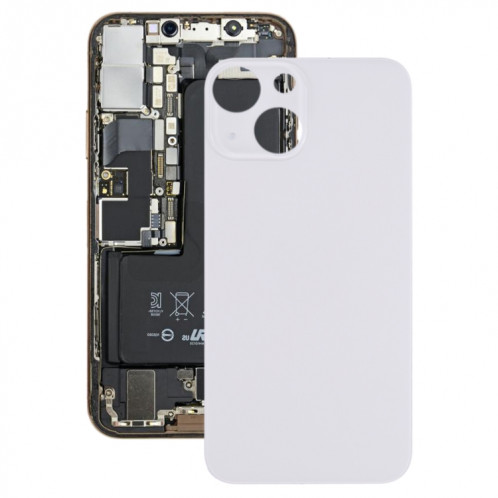 Couverture arrière de la batterie pour iPhone 13 mini (blanc) SH78WL14-06
