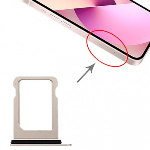 Plateau de carte SIM pour iPhone 13 mini (argent) SH111S1238-02