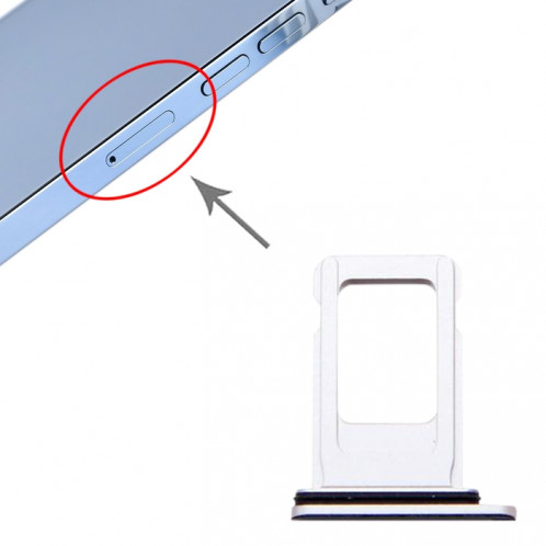 Plateau de carte SIM pour iPhone 13 Pro Max (Argent) SH112S1177-02
