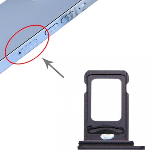 Plateau de carte SIM + SIM pour iPhone 13 Pro Max (Noir) SH113B1621-02