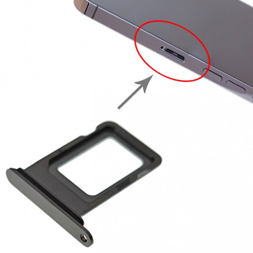 Plateau de carte SIM pour iPhone 13 Pro (Noir) SH114B1889-02