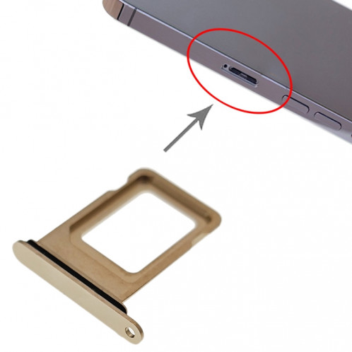 Plateau de carte SIM pour iPhone 13 Pro (Gold) SH114J1469-02
