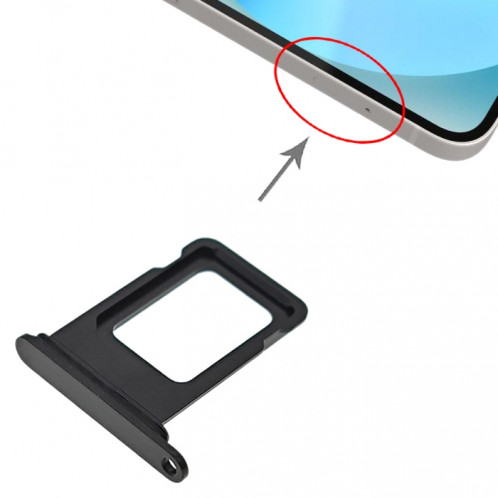 Plateau de carte SIM pour iPhone 13 (noir) SH116B825-02