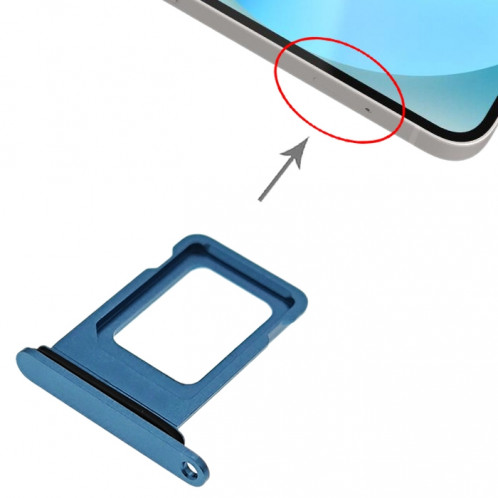 Plateau de carte SIM pour iPhone 13 (bleu) SH116L1508-02