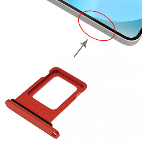 Plateau de carte SIM pour iPhone 13 (rouge) SH116R838-02