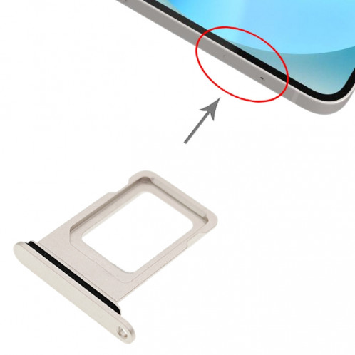 Plateau de carte SIM pour iPhone 13 (argent) SH116S692-02