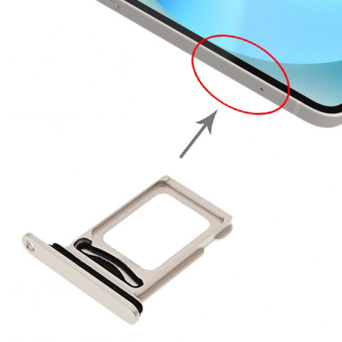 Plateau de carte SIM + SIM pour iPhone 13 (argent) SH117S1533-02