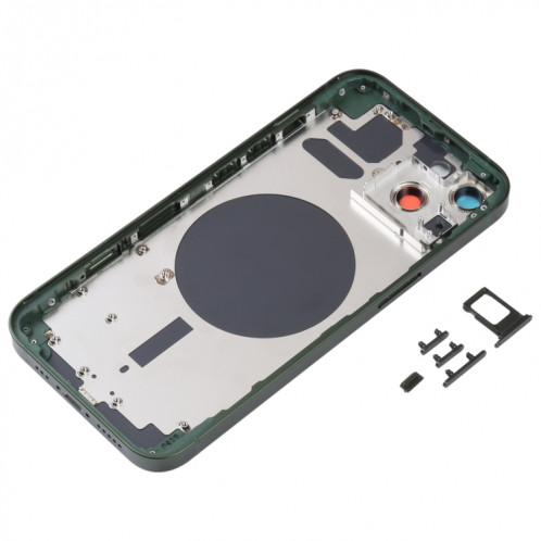 Coque arrière avec plateau pour carte SIM et touches latérales et objectif de caméra pour iPhone 13 SH31GL883-06
